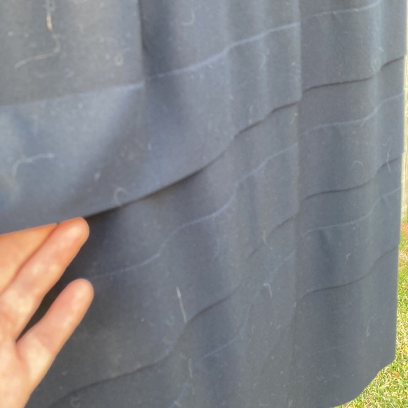 BLACK TAHARI Arthur S Levine SIZE 12 Cap Sleeve Knee Length SHIFT Tiers … - Picture 9 of 16